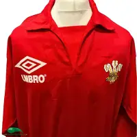 1989/91 Wales Rugby Top | Old Official Umbro Jersey