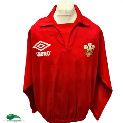 1989 1991 Wales Rugby Track Top XL