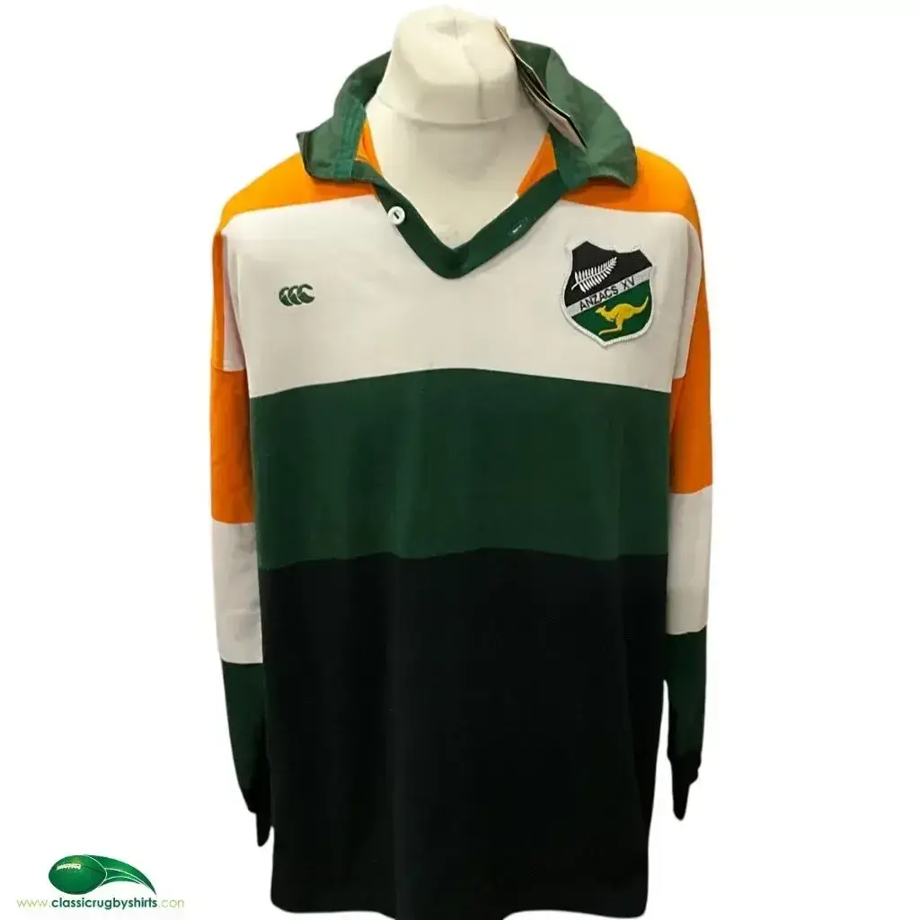 1989 ANZAC XV Rugby Shirt | Old Official Canterbury Jersey