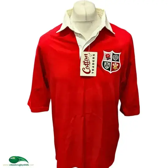 1989 British and Irish Lions Rugby Shirt | Old Official Cotton Traders Jersey