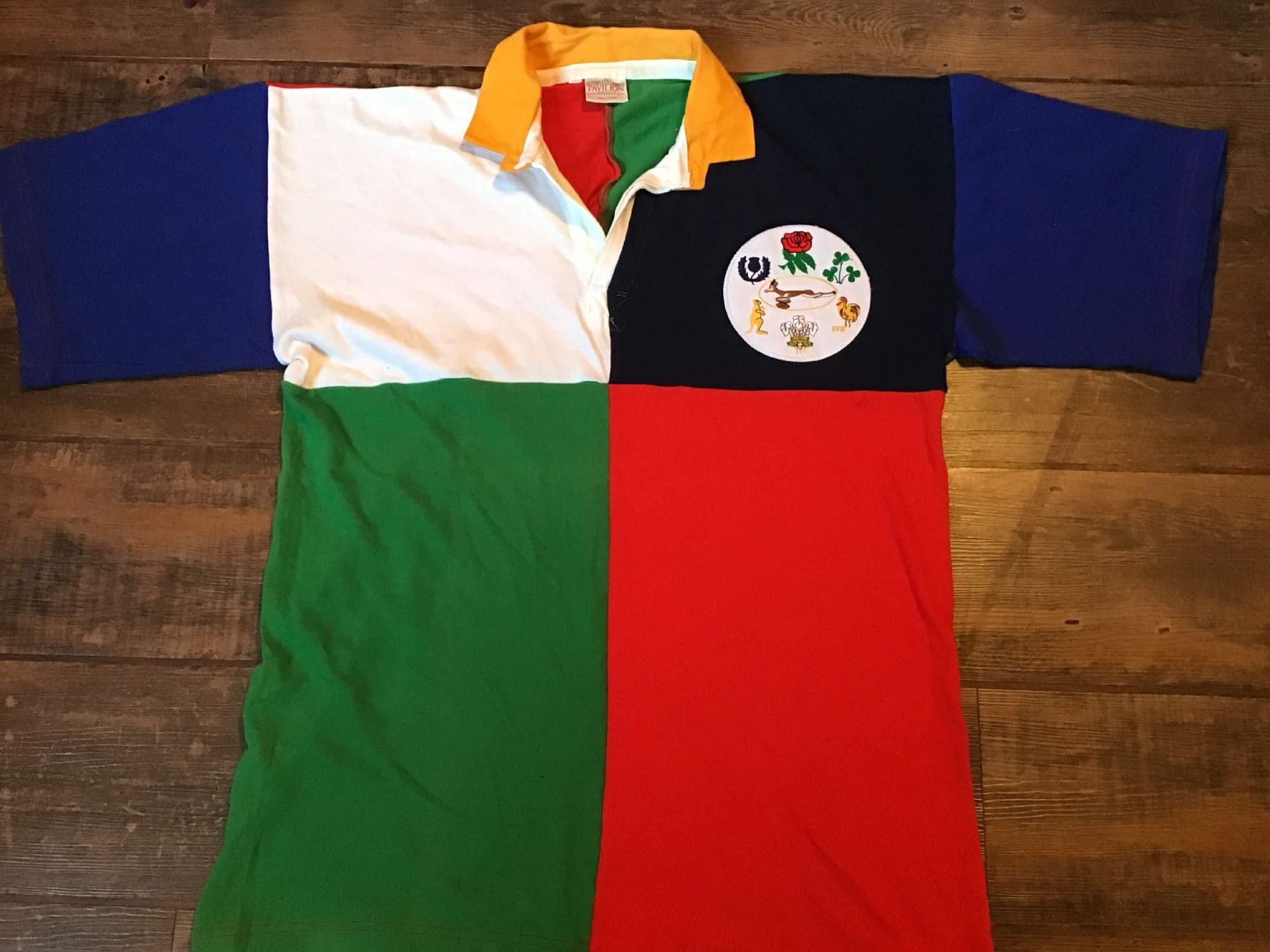 Maillot Rugby Vintage XV Du Loch - Numéro 16 Tallec - Polyester XXL - Occasion