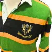 1990/91 Northampton Rugby Shirt | Old Official Cotton Oxford Jersey