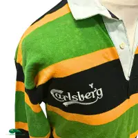 1990/91 Northampton Rugby Shirt | Old Official Cotton Oxford Jersey