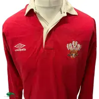 1990/91 Wales Rugby Shirt | Old Official Umbro Jersey