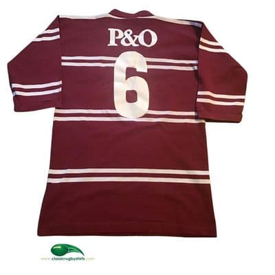 1990  1992 Manly-Warringah Sea Eagles No 6 Rugby League Shirt Medium