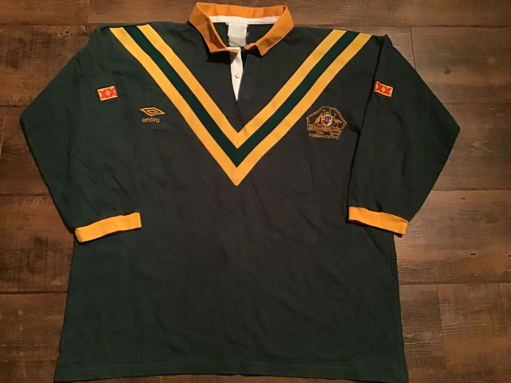 Old Rugby Shirts | 1990 Kangaroos Vintage Jerseys