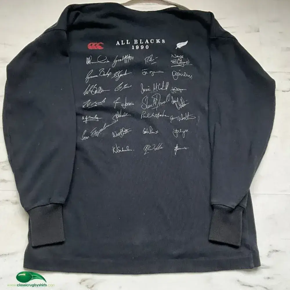 All Blacks Rugby Shirts | 1990 New Zealand Vintage Old Jerseys