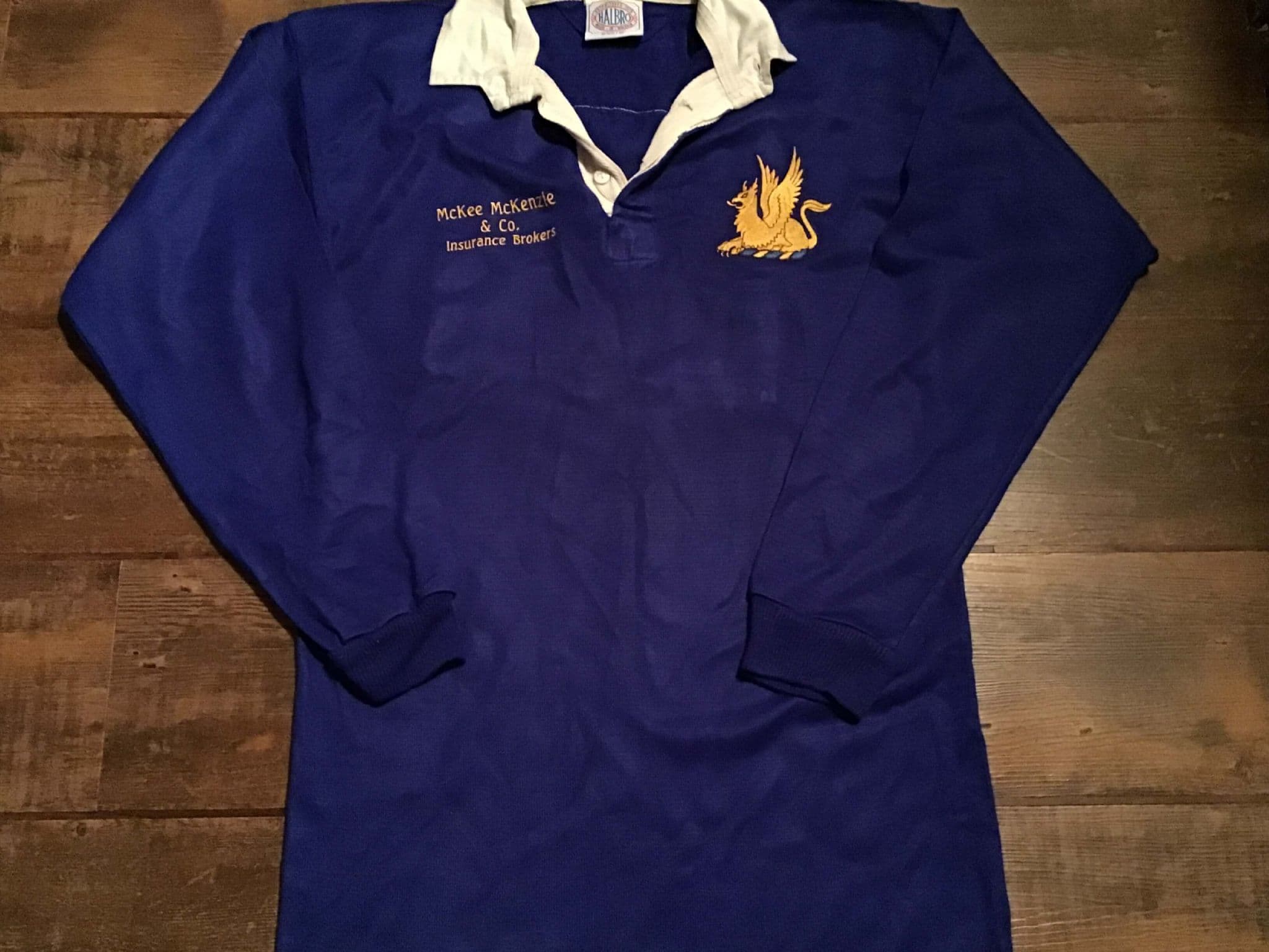 Ancien Maillot De Rugby UVS Années 90 – N°18 – Taille XXL – Vintage