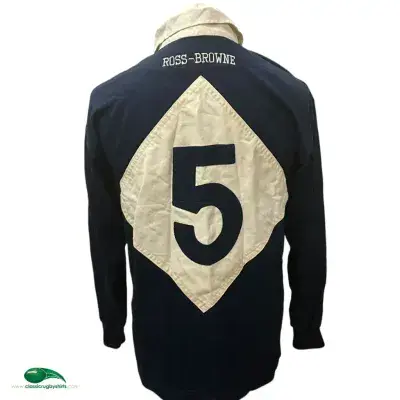 1990's Oxford University Women's No 5 Match Worn Rugby Union Shirt Large