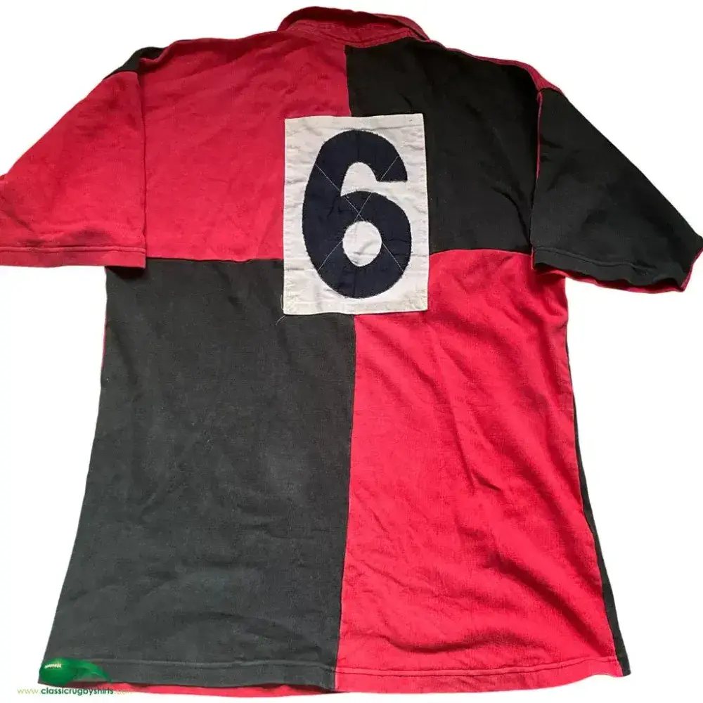Maillot De Rugby Vintage RC Sucy Val De Marne - Charlie Rouge - Homme Taille XL