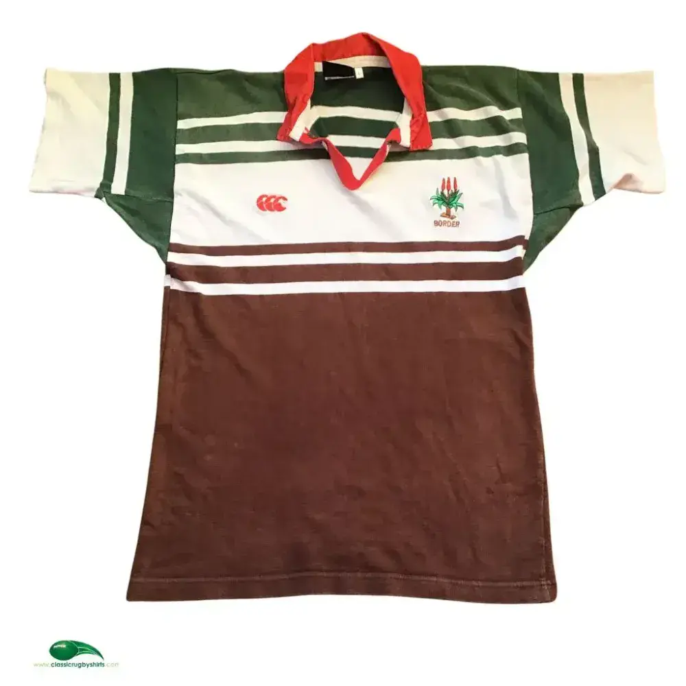 90s red × navy border rugger shirt 90s red × navy border rugger shirt Lands End Rugby Shirt