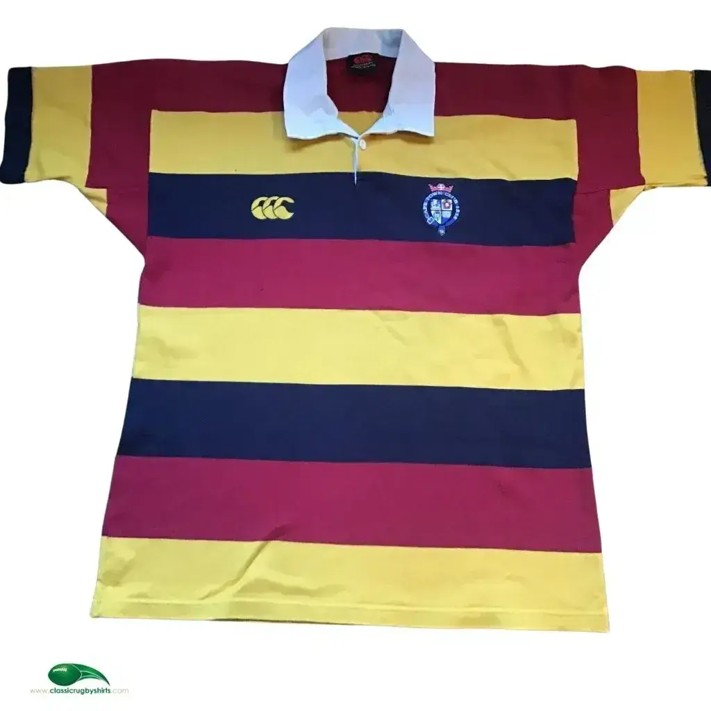 Chemise Vintage Rugby Canterbury Années 90 - Union, Nouvelle-Zélande, Taille XL