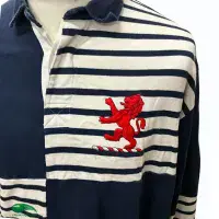 1990s London Scottish Rugby Shirt | Old Official Cotton Oxford Jersey