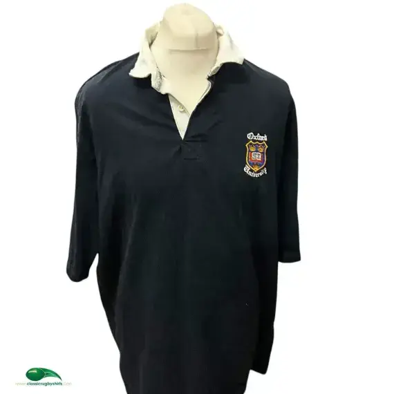 1990s Oxford University Rugby Shirt | Old Official Cotton Oxford Jersey