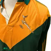 1991 Springboks Rugby Shirt | Old Official Cotton Oxford Jersey