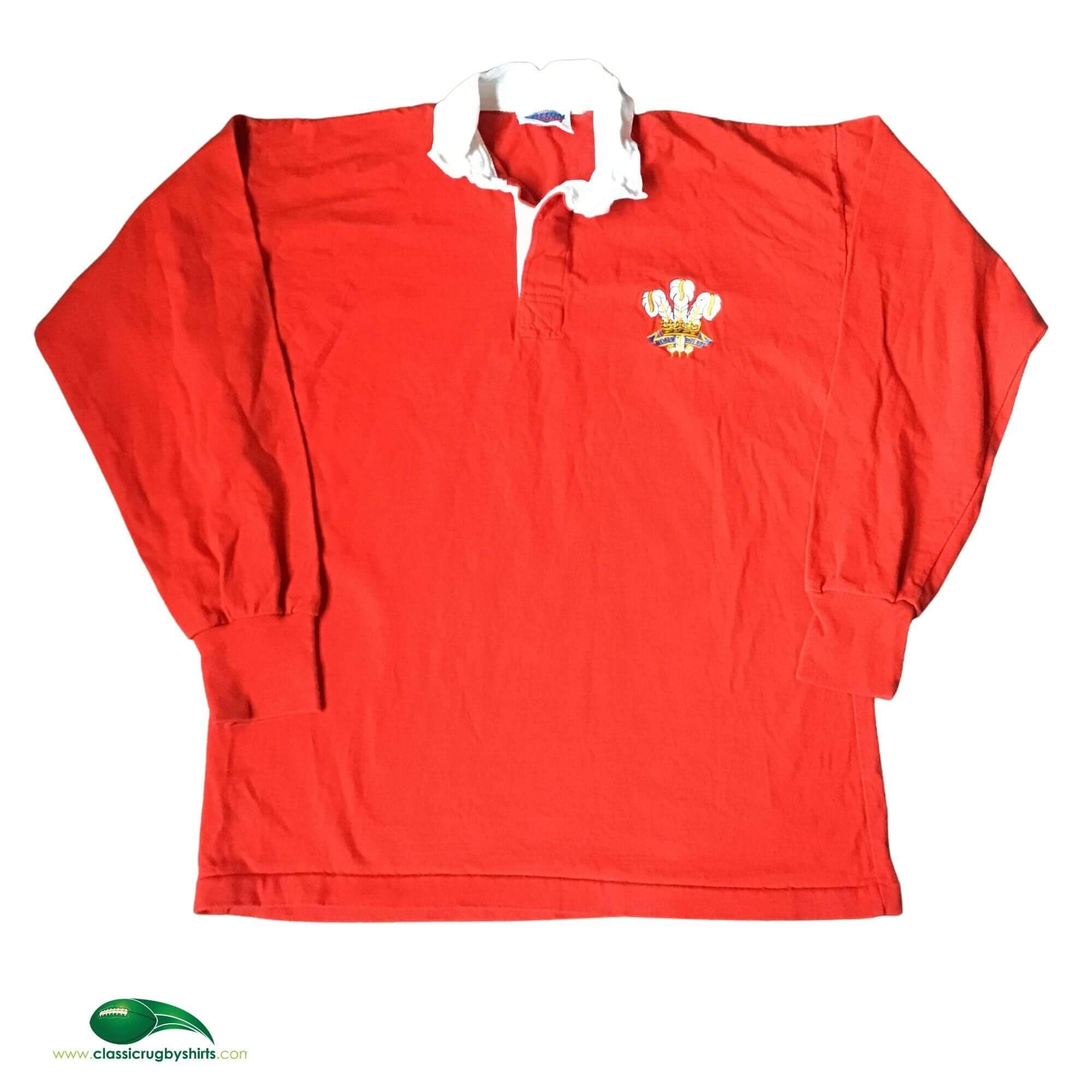 ウェア 90s Vtg Reebok WRU WALES L/S Rugby Shirt 90s Vtg Reebok WRU WALES L/S Rugby Shirt World Rugby Shirts