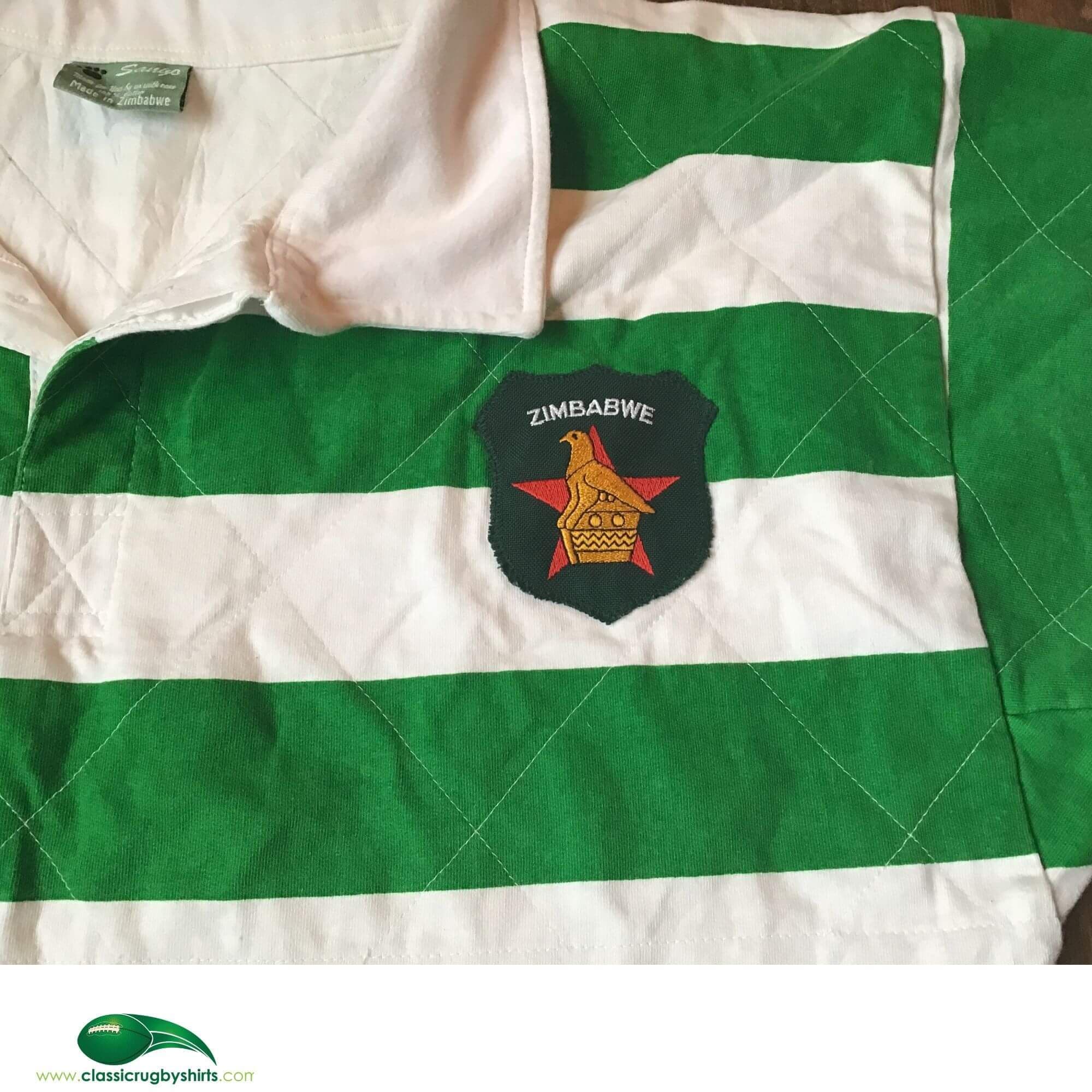 World Rugby Shirts 1991 Zimbabwe Old Vintage Jerseys