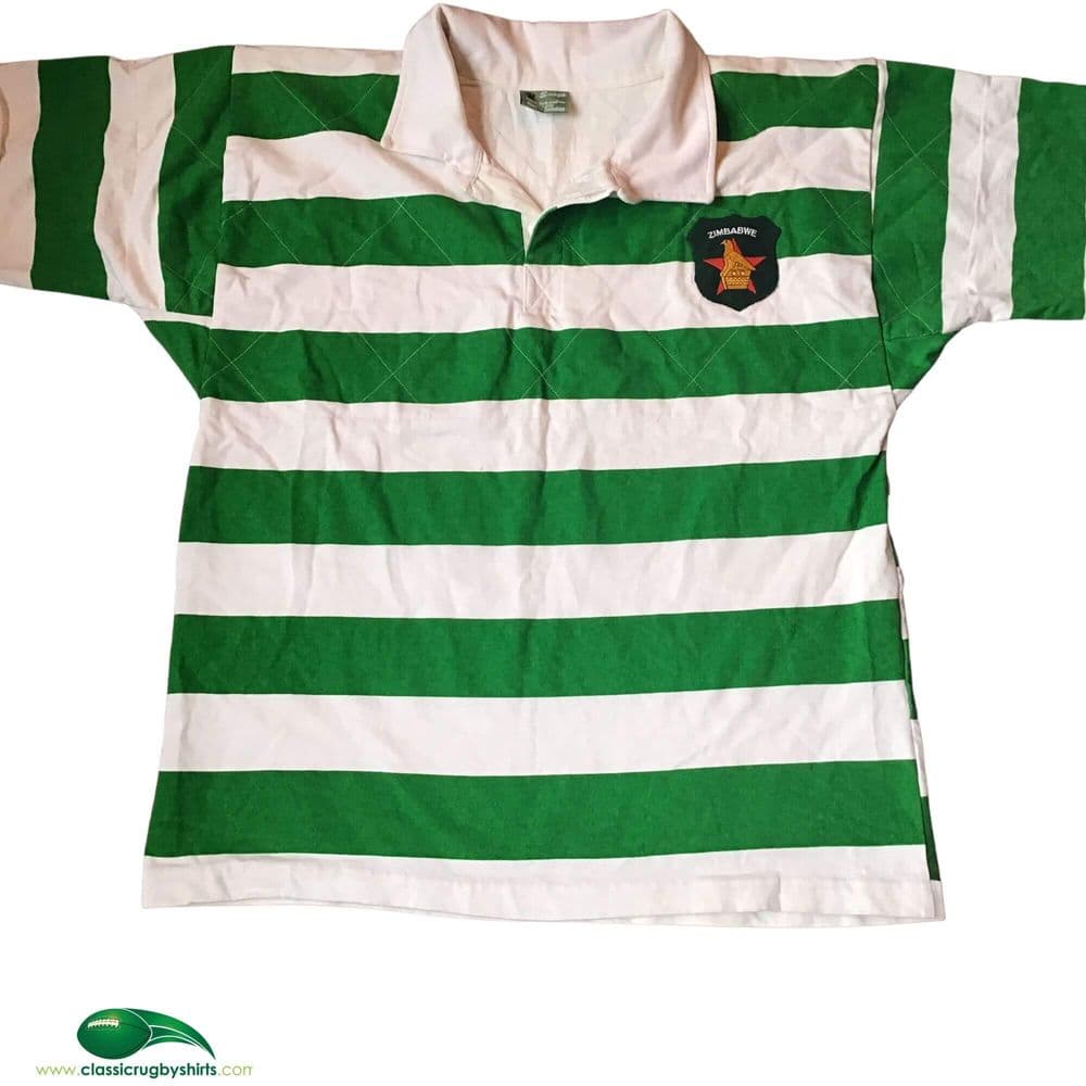 World Rugby Shirts 1991 Zimbabwe Old Vintage Jerseys