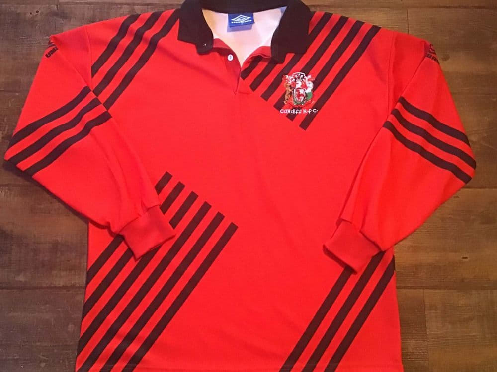 Classic Rugby Shirts 1991 Cardiff RFC Vintage Old Jerseys