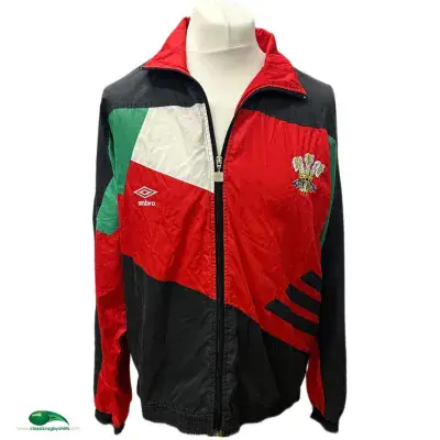 1991 1992 Wales Rugby Union Track Jacket XL