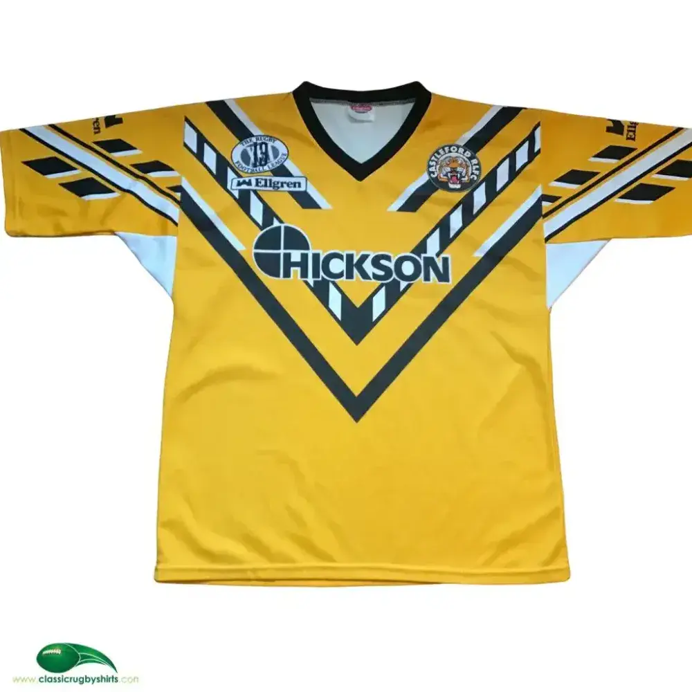 Old RL Rugby Shirts 1992 Castleford Vintage League Jerseys