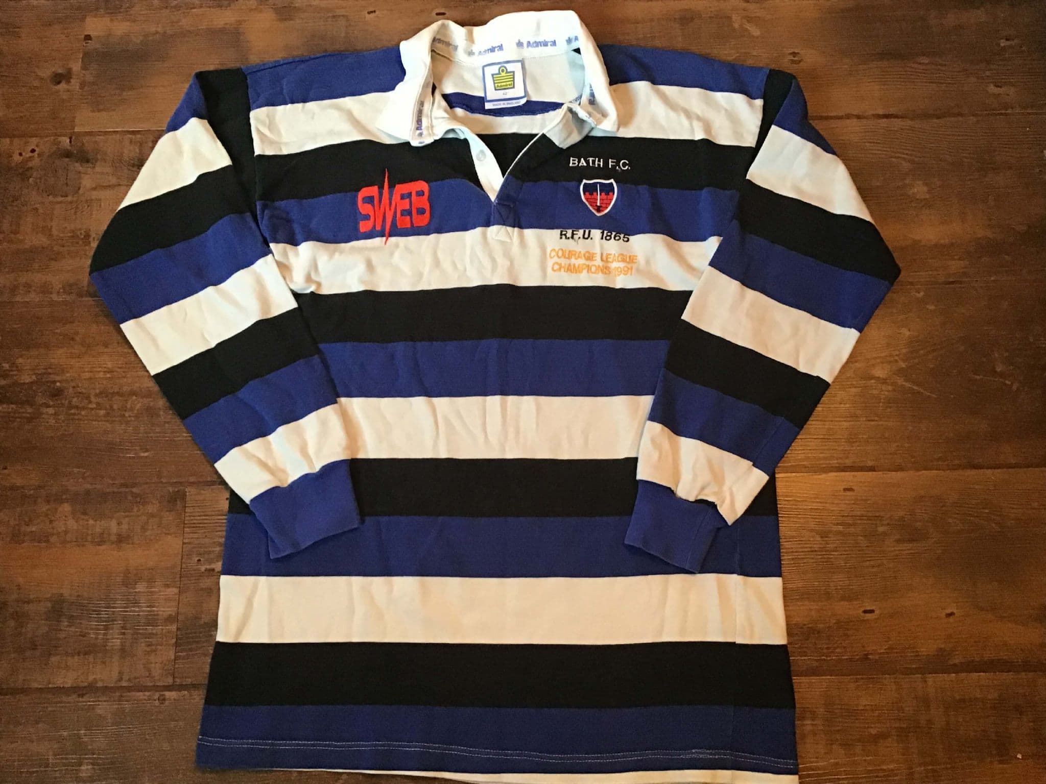Classic Rugby Shirts 1991 Bath Old Vintage Jerseys