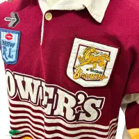 1991 Brisbane Broncos Rugby Shirt | Old Official Peerless Jersey