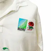 1991 England RWC Rugby Shirt | Old Official Cotton Traders Jersey