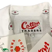 1991 England RWC Rugby Shirt | Old Official Cotton Traders Jersey