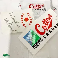 1991 England RWC Rugby Shirt | Old Official Cotton Traders Jersey