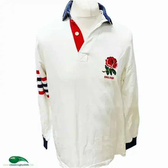 1991 England RWC Rugby Shirt | Vintage Old Cotton Traders Jersey