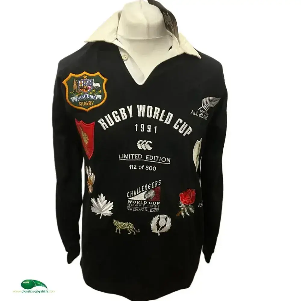 Classic Rugby Shirts | 1991 All Blacks Vintage Old World Cup Jerseys