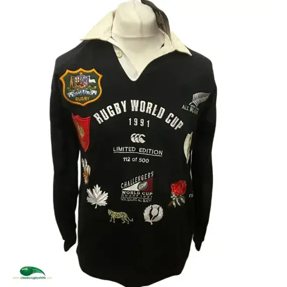 Classic Rugby Shirts | 1991 All Blacks Vintage Old World Cup Jerseys