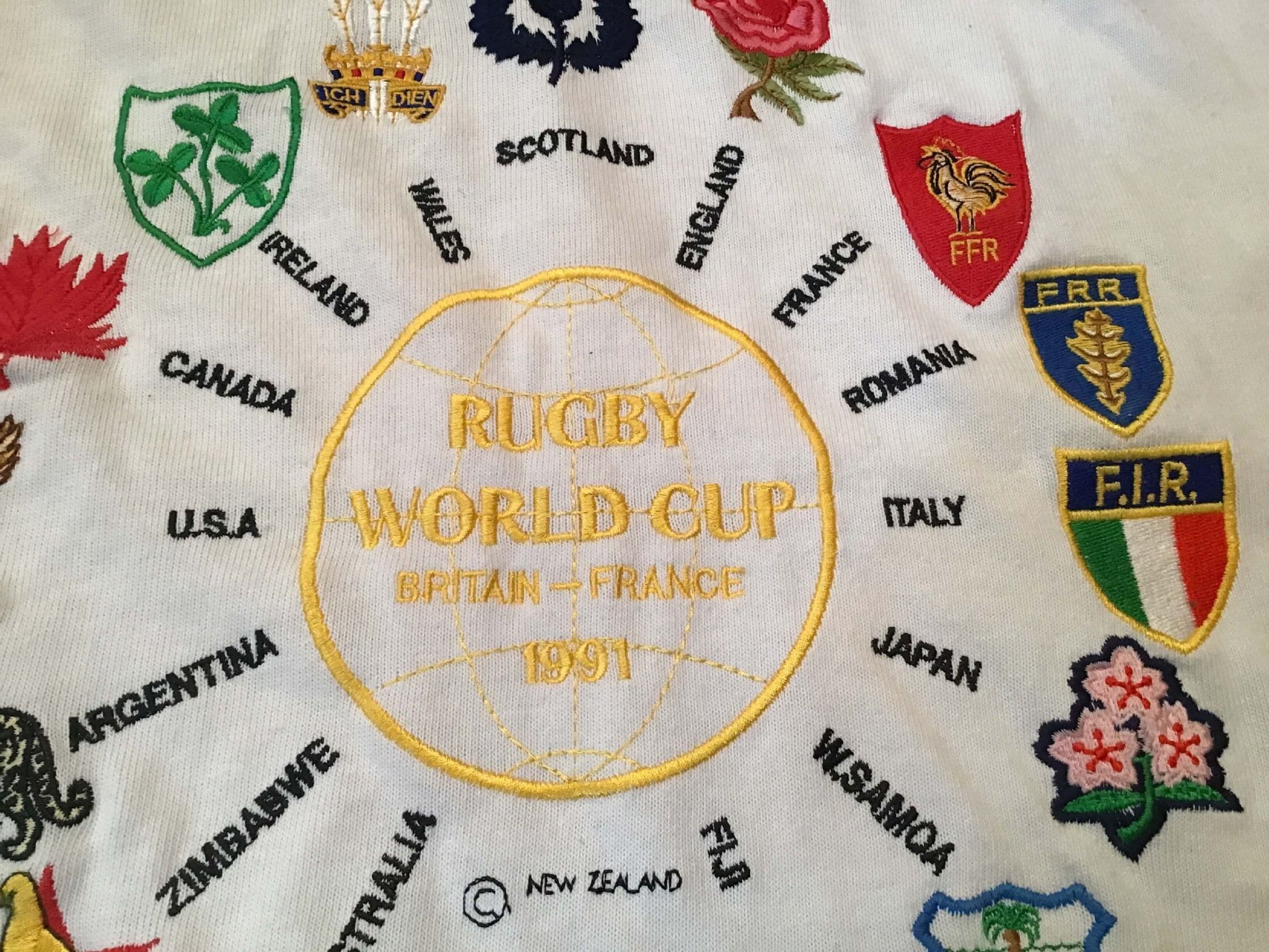 Classic Rugby Shirts | 1991 All Blacks Vintage Old RWC World Cup