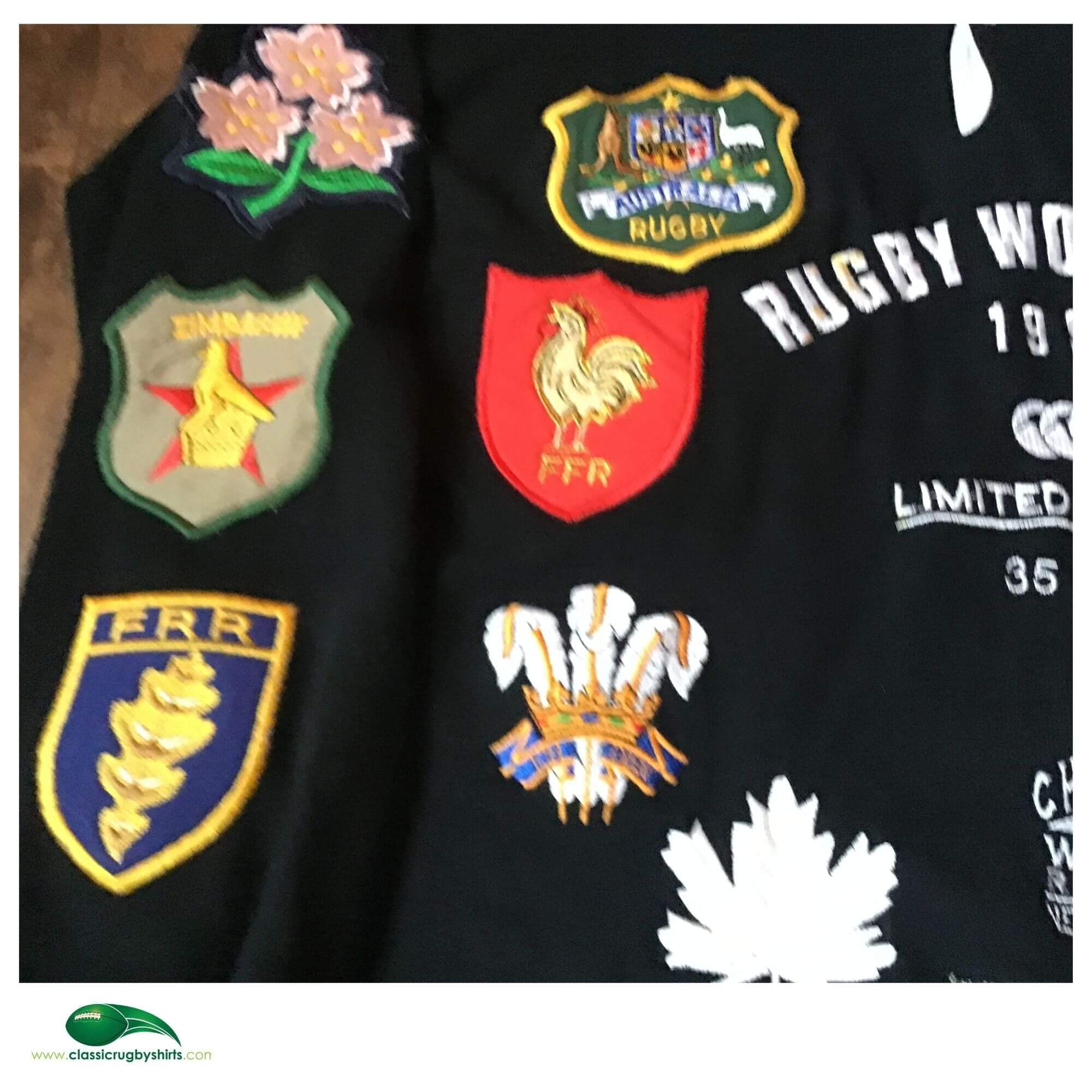 Classic Rugby Shirts | 1991 All Blacks Vintage Old World Cup Jerseys
