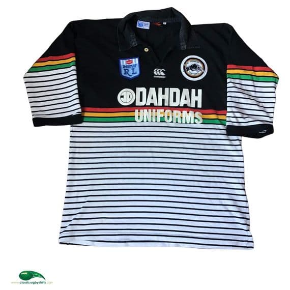 Classic World Rugby Shirts | 1991 Penrith Panthers Vintage Old League Jerseys