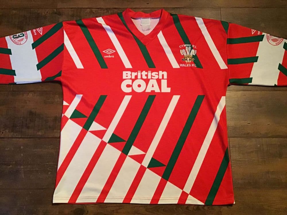 Classic Rugby Shirts 1991 Wales Vintage Old League Jerseys