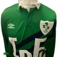 1992/93 Ireland Rugby Shirt | Old Official Umbro Jersey - Vintage Classic Rugby Shirts