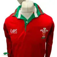 1992/93 Wales Rugby Shirt | Old Official Cotton Traders Jersey