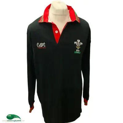 1992 1993 Wales L/s Rugby Training Shirt XL