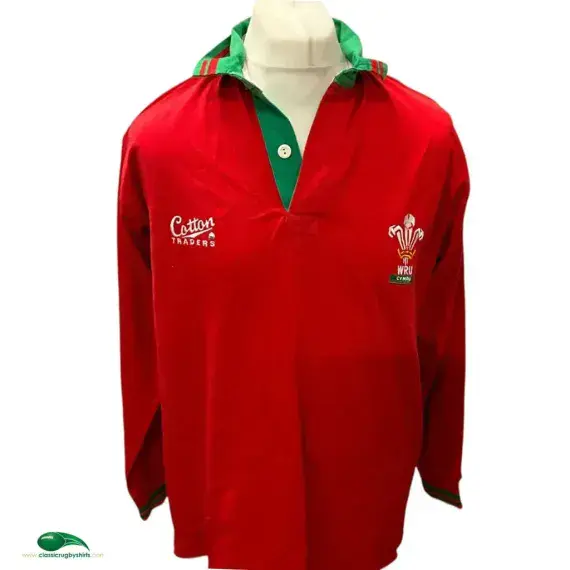 1992/93 Wales Rugby Shirt | Old Official Cotton Traders Jersey - Vintage Classic Rugby Shirts