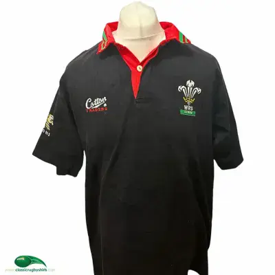 1992 1993 Wales Rugby Shirt Training XL