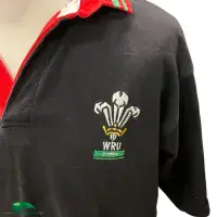 1992/93 Wales Rugby Training Shirt | Old Official Cotton Traders Jersey - Vintage Classic Rugby Shirts
