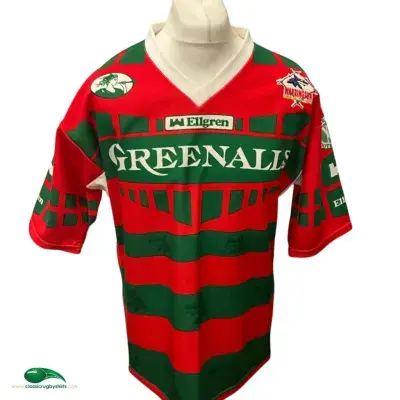 1992 1993 Warrington Wolves Away Rugby League Shirt Medium Large