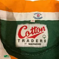 1992/95 Springboks Player Rugby Shirt Old Official Cotton Traders Jersey - Vintage Classic Rugby Shirts
