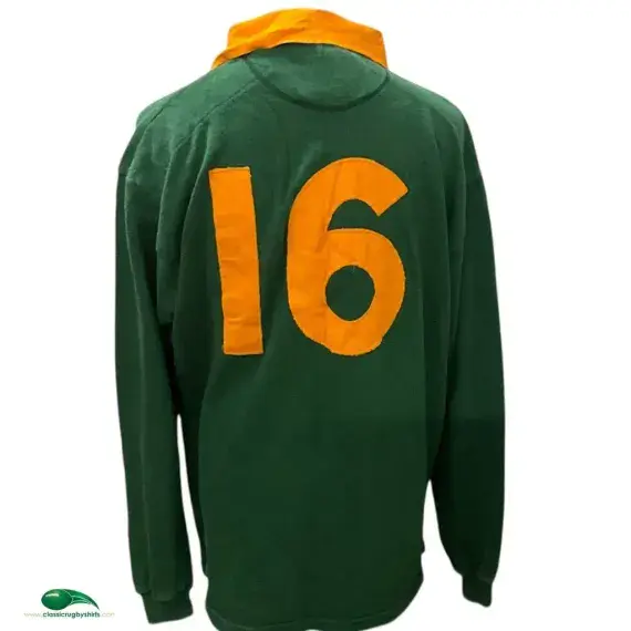 1992/95 Springboks Player Rugby Shirt Old Official Cotton Traders Jersey - Vintage Classic Rugby Shirts