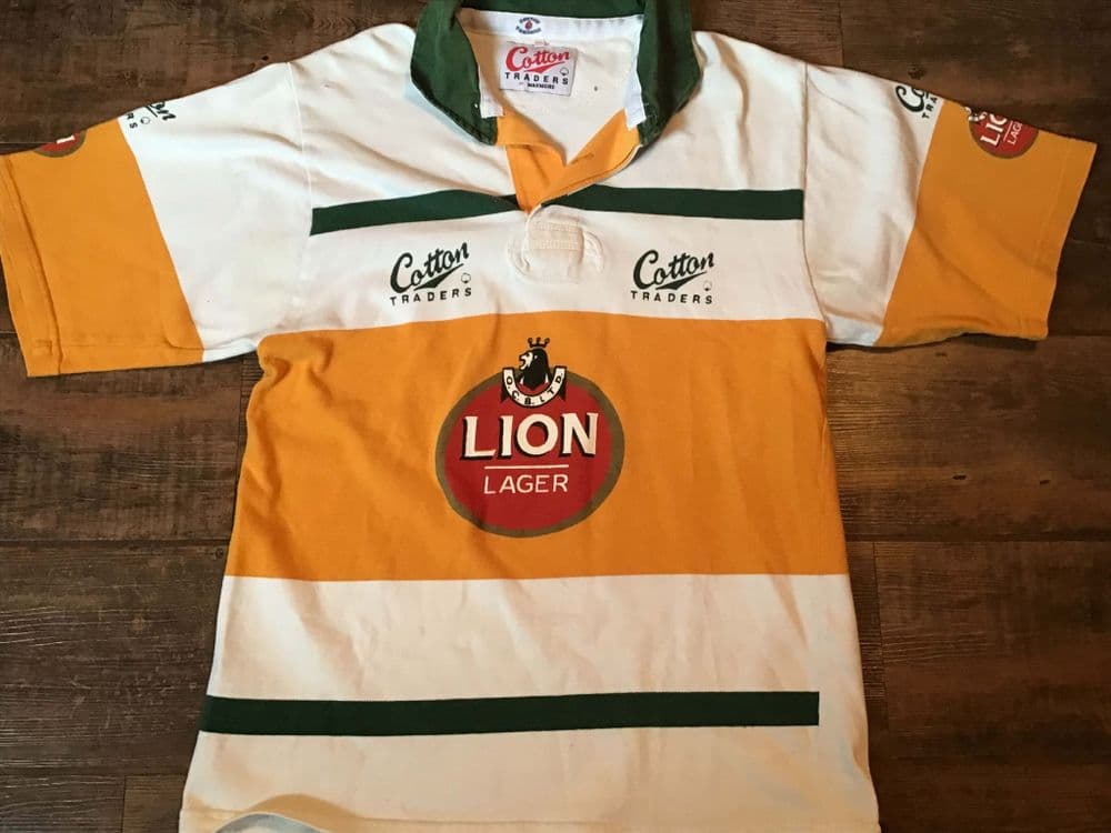 Springboks rugby vintage cotton traders sud 1992 taille L Springboks rugby vintage cotton traders sud 1992 taille L