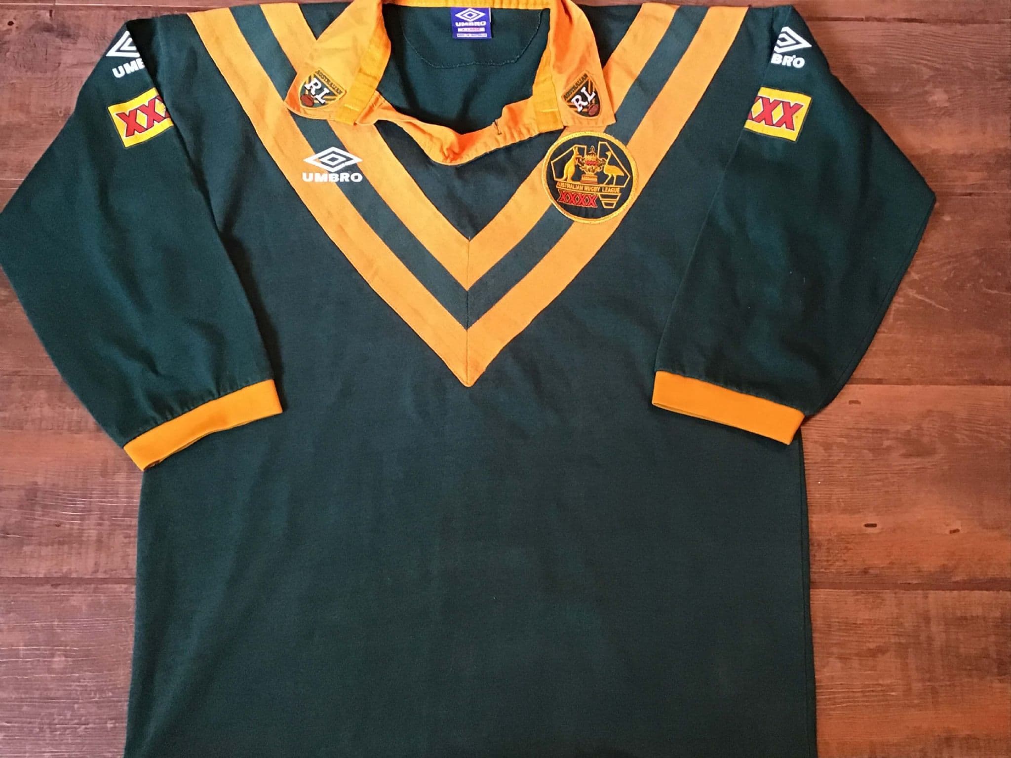 Classic Rugby Shirts | 1992 Australia Kangaroos Vintage Old League