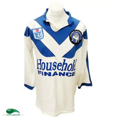 1992 Canterbury Bankstown Bulldogs Rugby League Shirt Adults Large