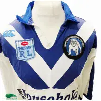 1992 Canterbury Bankstown Bulldogs Rugby League Shirt | Old Official Canterbury Jersey